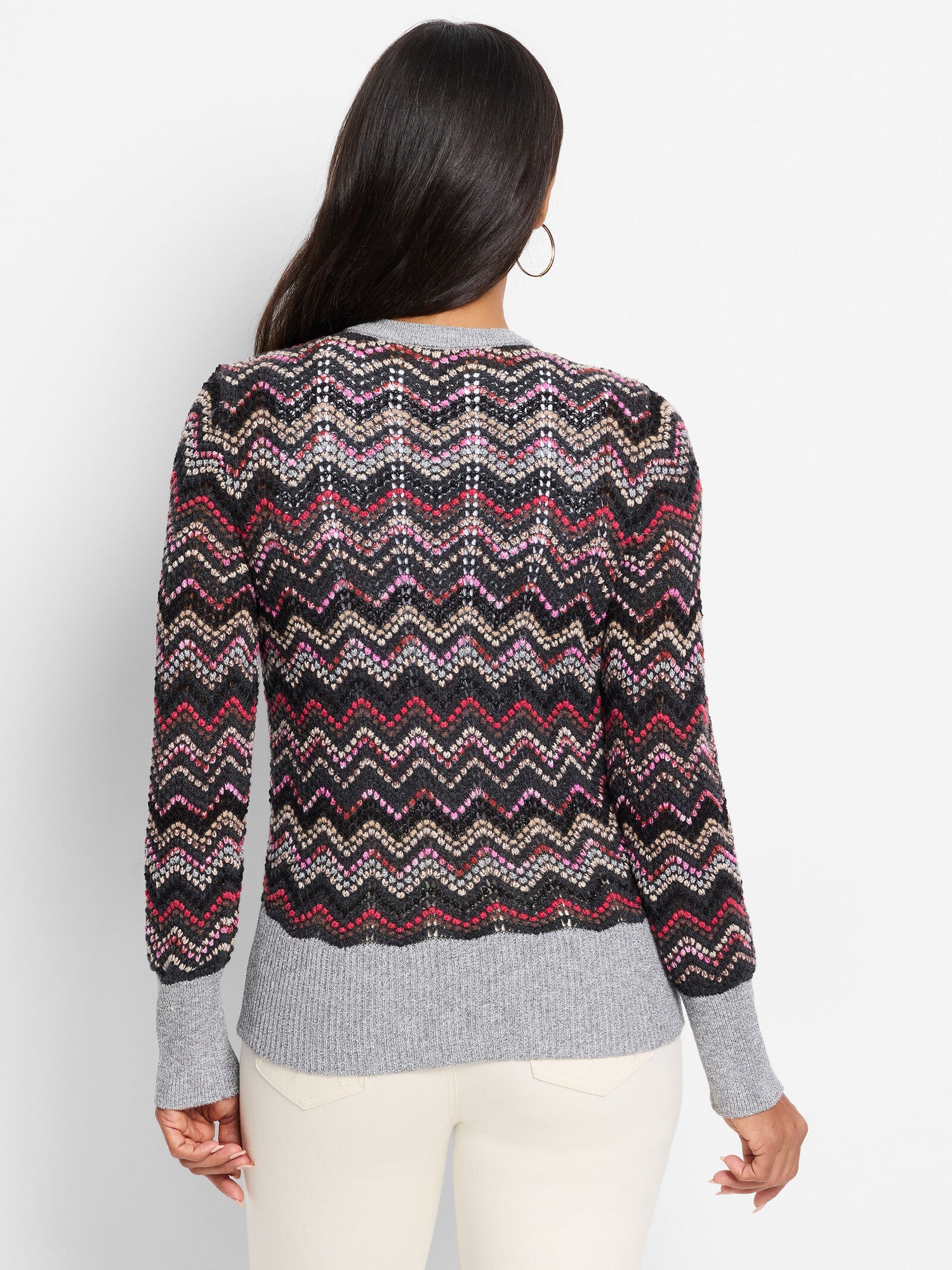 Nic + Zoe Zig Zag Cardigan