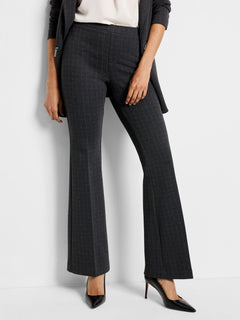 Nic + Zoe Pinstripe Ponte Boot Leg Pants