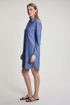 🇨🇦 Fig Alexa Linen Blend Shirt Dress