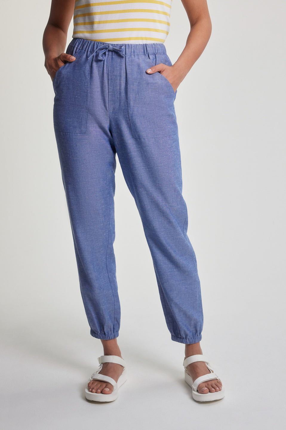 🇨🇦 Fig Avery Linen Blend Pant