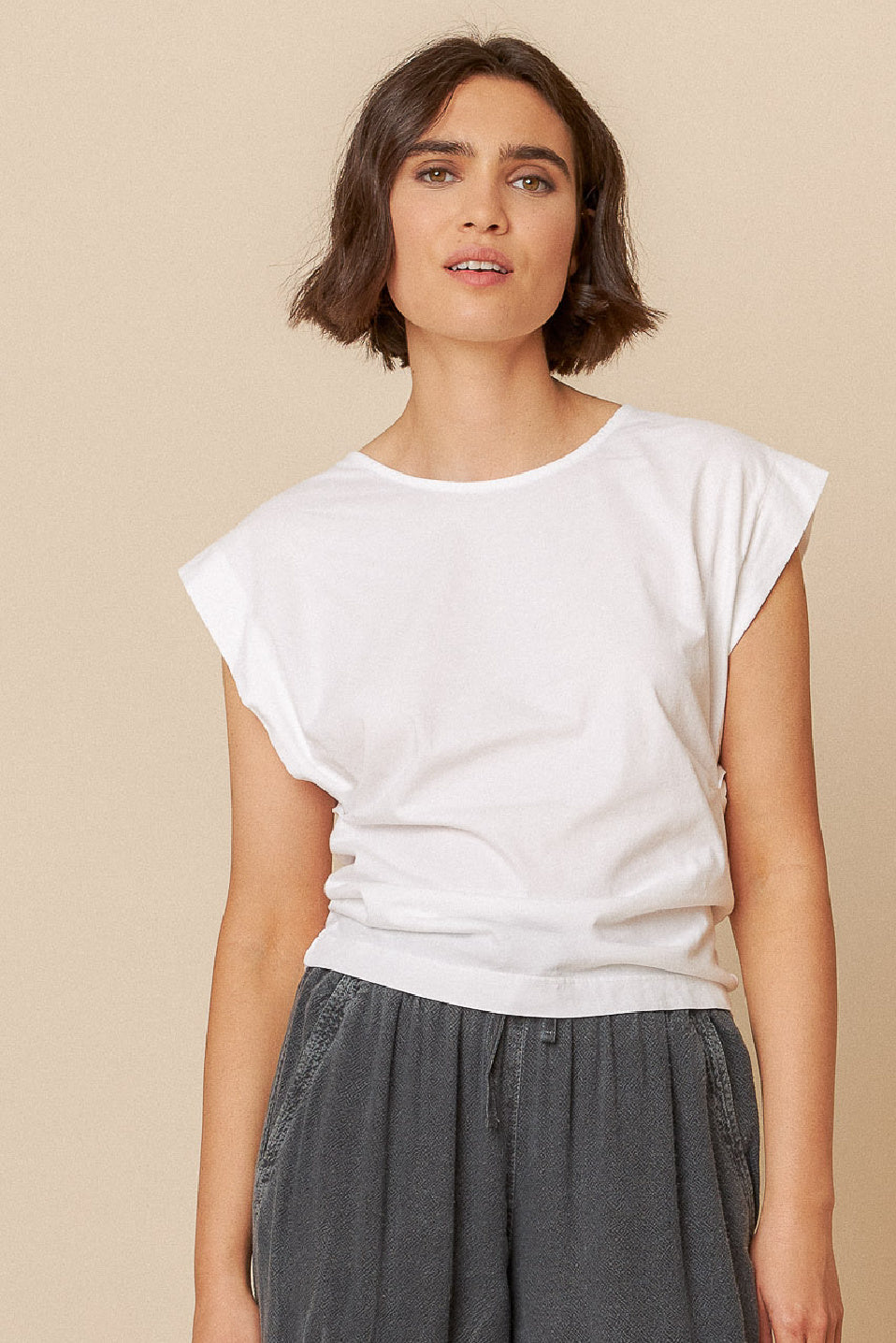 Indi & Cold Cap Sleeve Modern Cotton T-Shirt