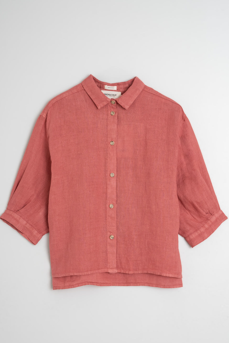 Indi & Cold Half Sleeve Linen Blouse