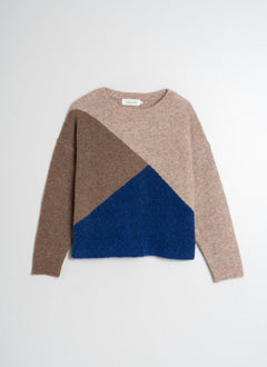 Indi & Cold Colour Block Intarsia Sweater