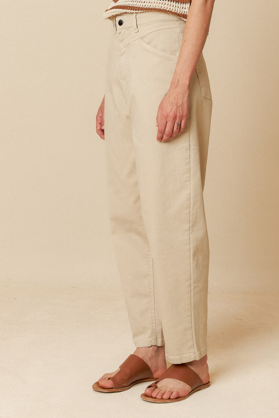 Indi & Cold Cotton Blend Trouser