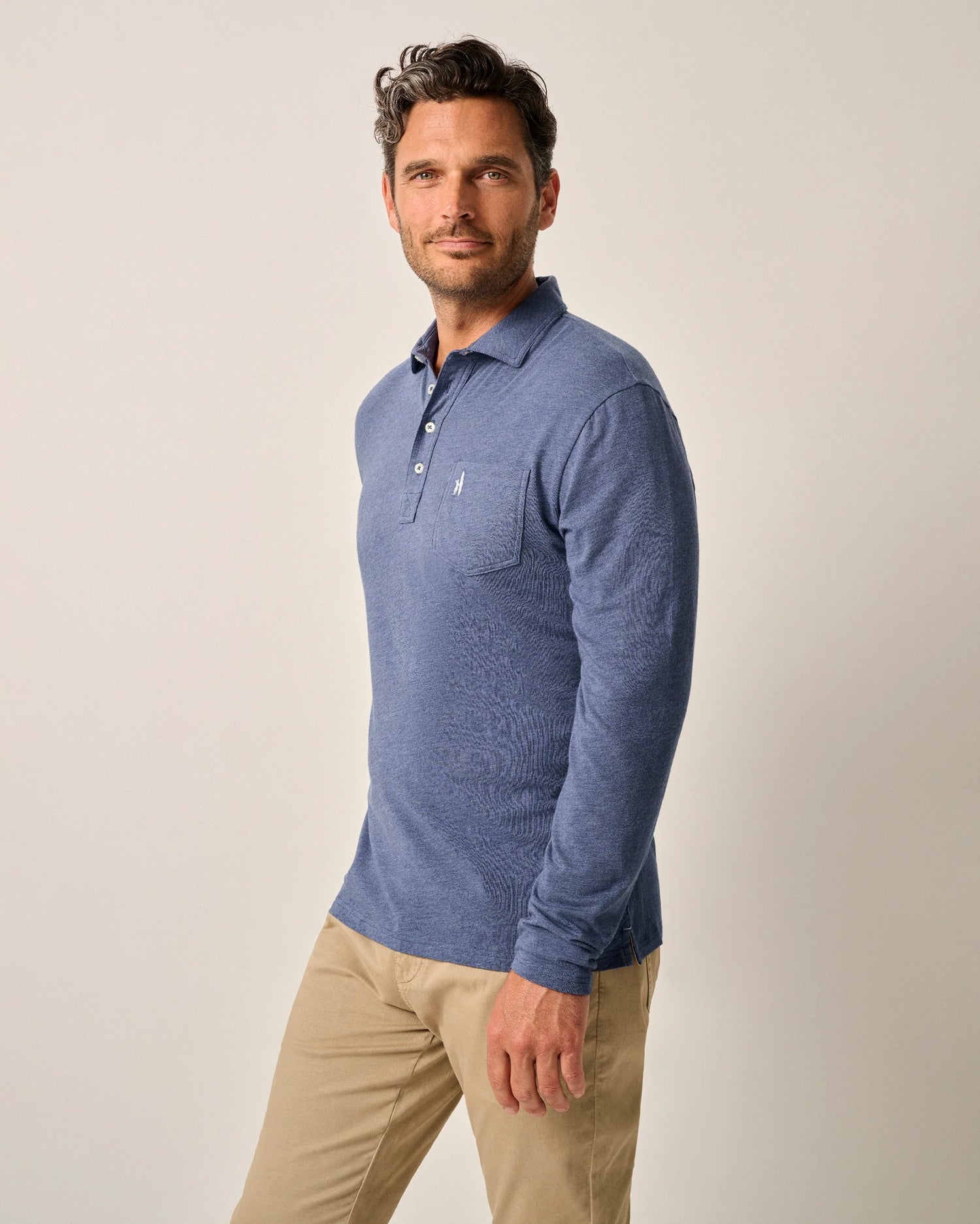 Johnnie-O Cutler Long Sleeve Button Down T-Shirt