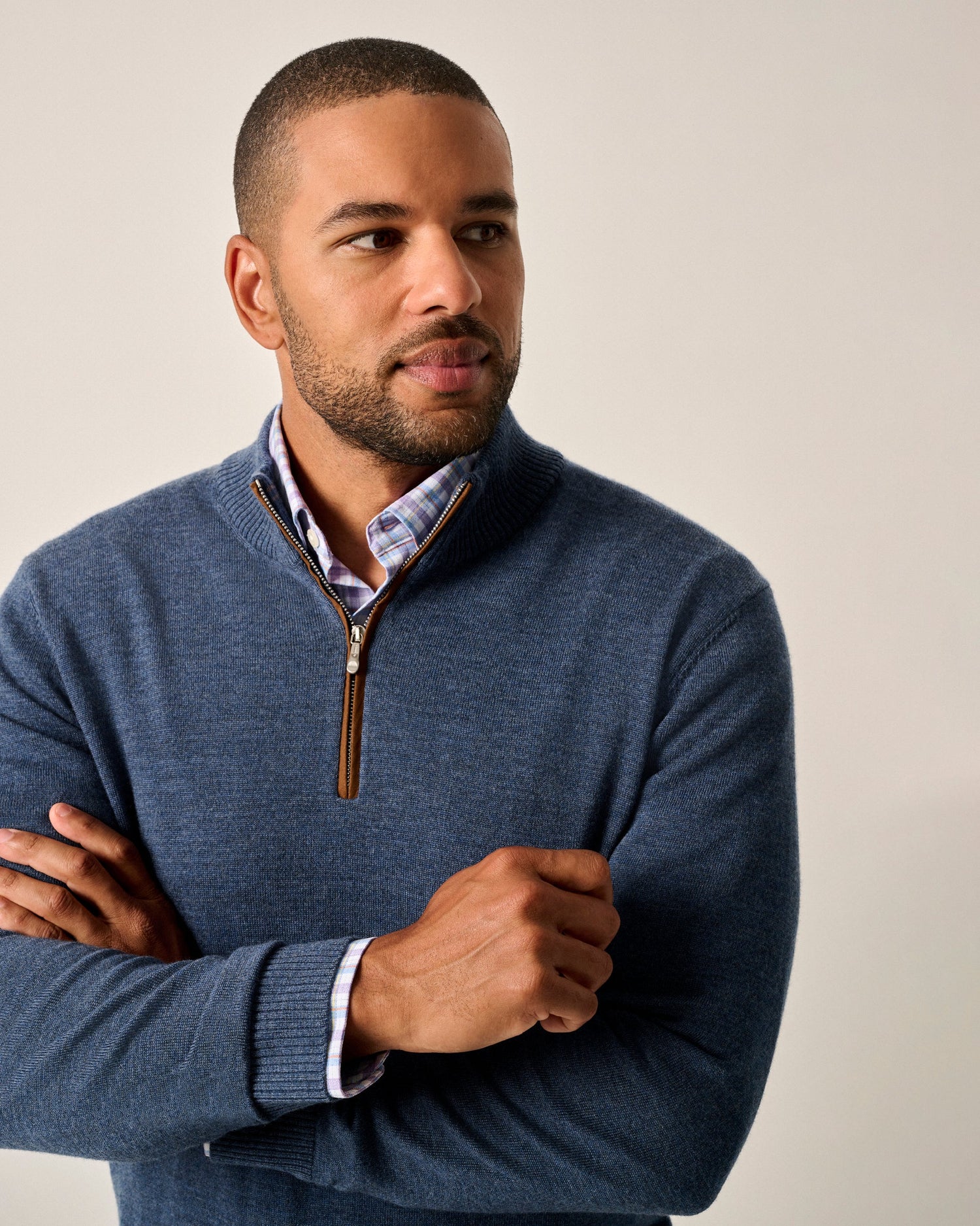 Johnnie-O Raynor Merino 1/4 Zip Sweater