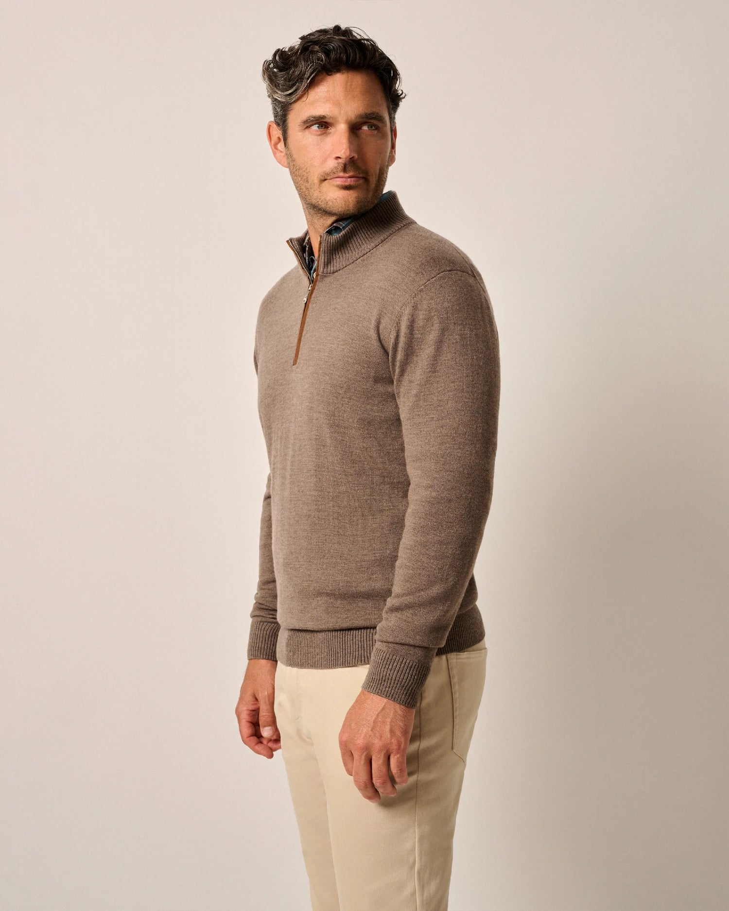 Johnnie-O Raynor Merino 1/4 Zip Sweater