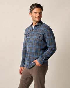 Johnnie-O Waites Stretch Flannel Lodge Shirt