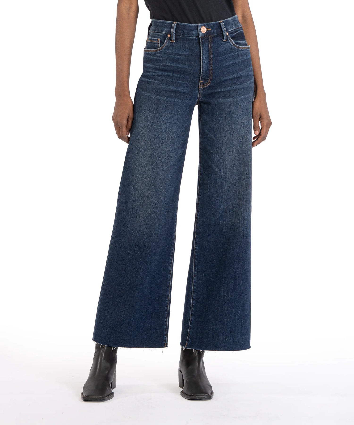 Kut From The Kloth Meg Wide Leg Jean (Exhibited Wash)