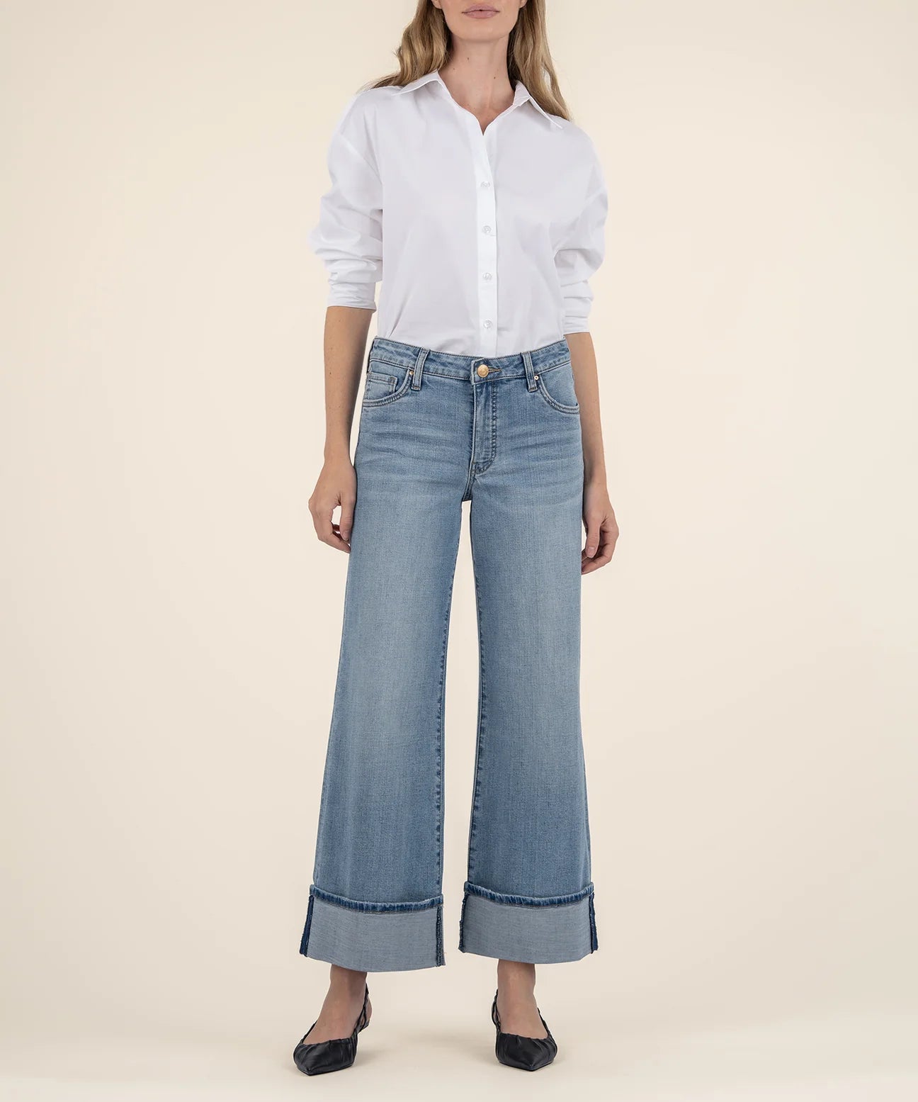 Kut From The Kloth Meg Wide Leg Jean (Charming)