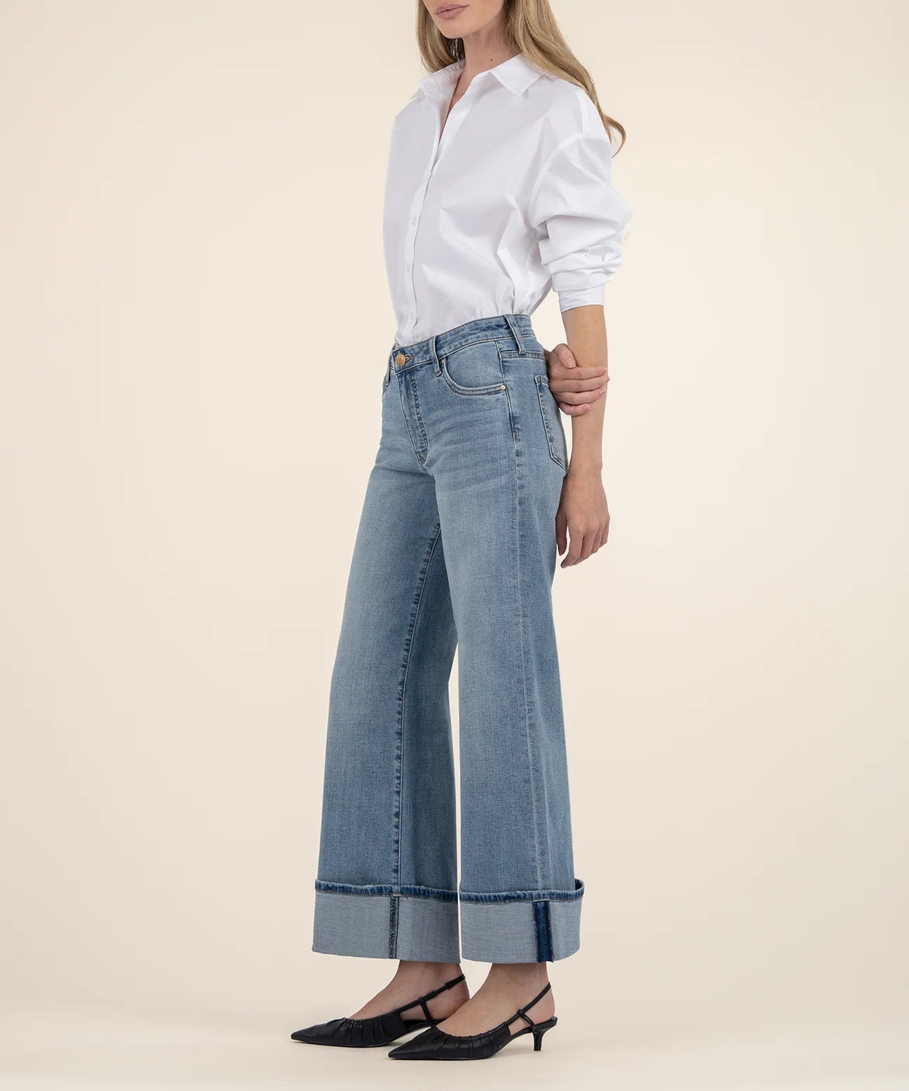 Kut From The Kloth Meg Wide Leg Jean (Charming)