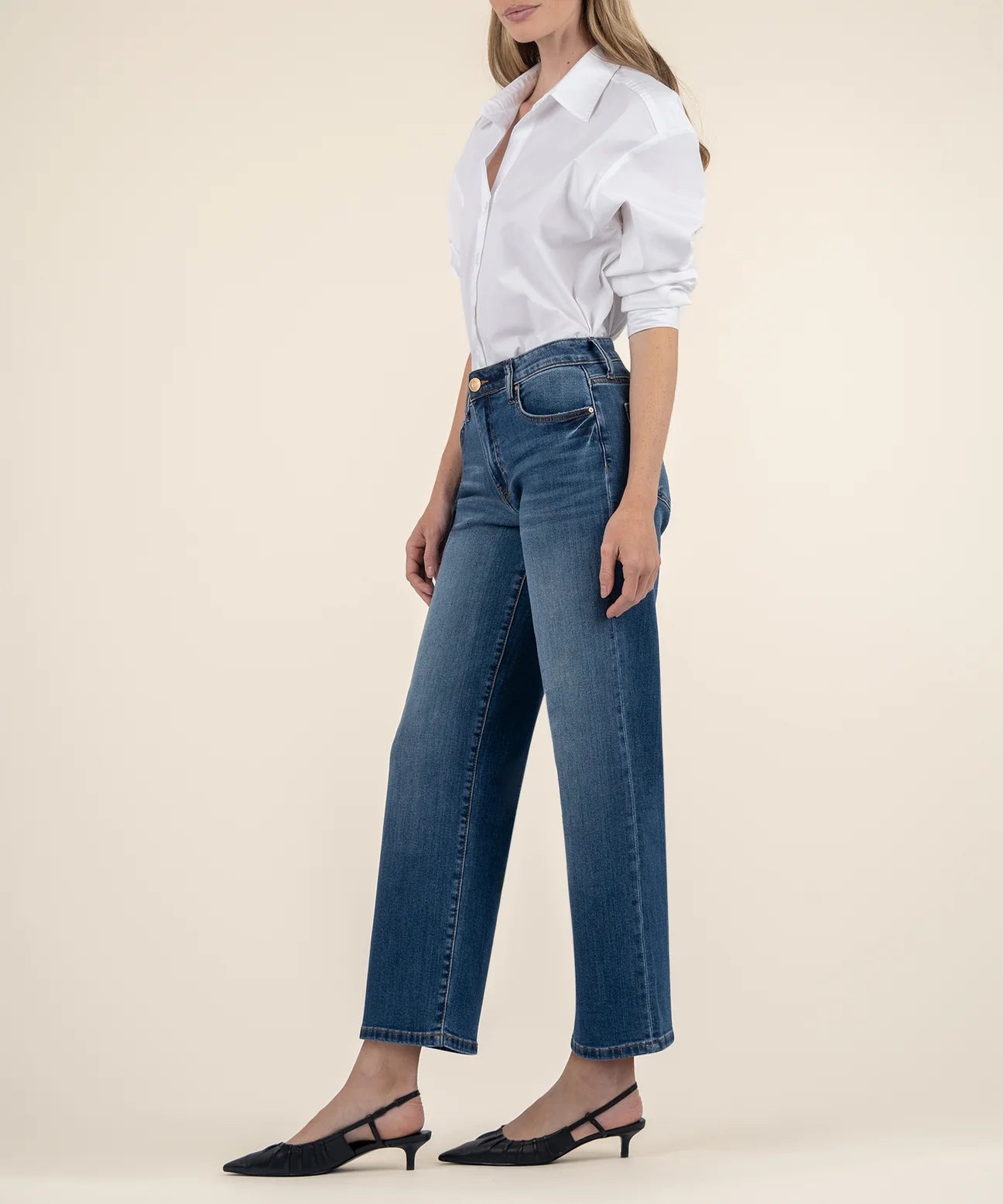 Kut From The Kloth Charlotte Wide Leg Jeans (Healthy Wash)