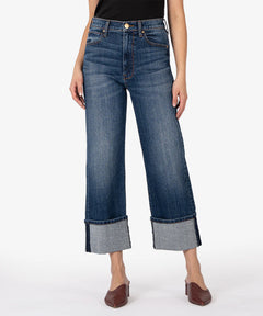 Kut From The Kloth Sienna High Rise Wide Leg Jean (Unspeakable Wash)