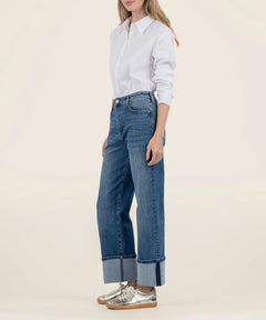 Kut From The Kloth Sienna High Rise Wide Leg Jean (Alert Wash)