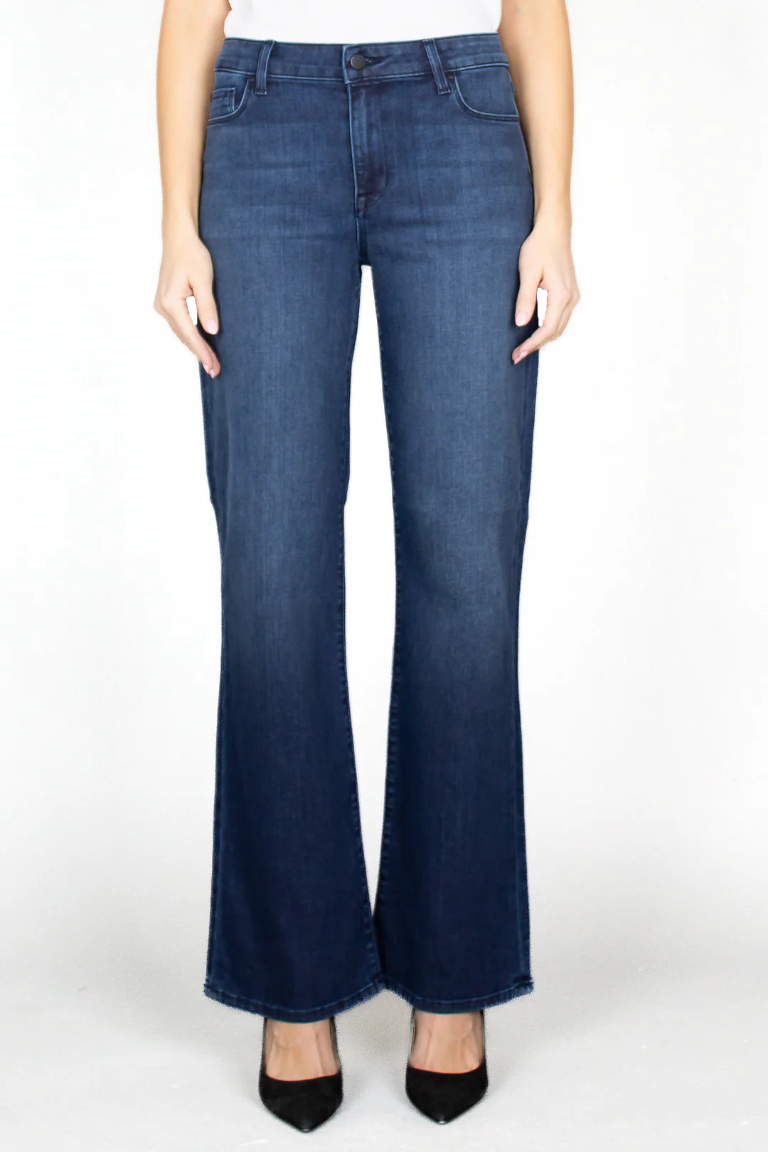 Fidelity Katie Wide Leg Premium Denim (Piper Blue)