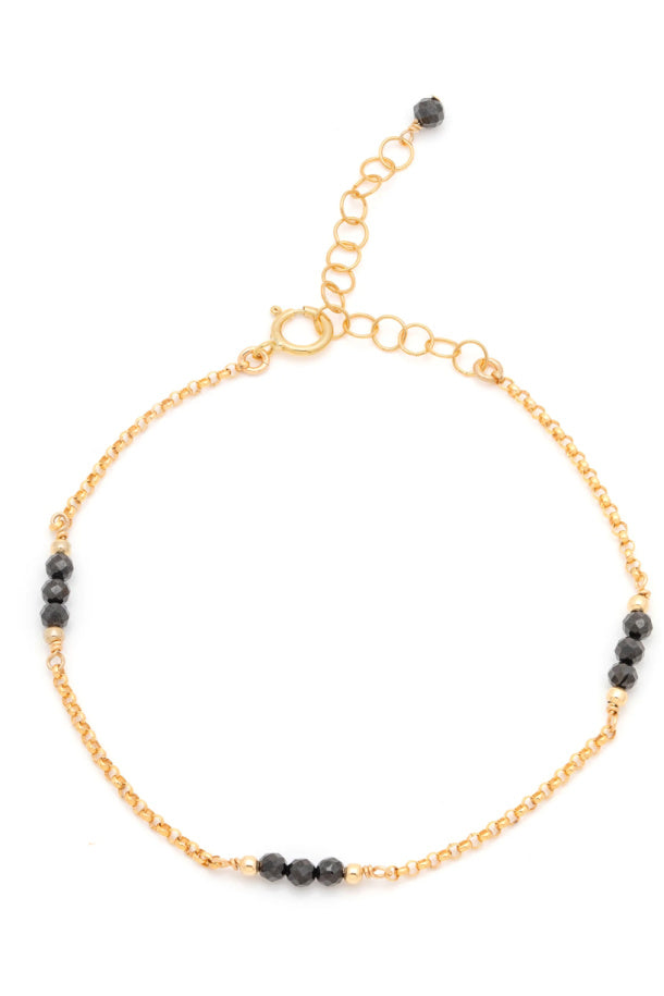 Leah Yard Dottie Bracelet Black Onyx