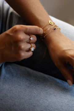 Leah Yard Paperclip Bracelet 14K Gold Filled