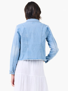 Nic + Zoe Fringe Detail Denim JacketNic + Zoe Fringe Detail Denim Jacket