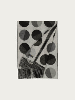 Fraas Divided Dots Woven Cashmink Scarf