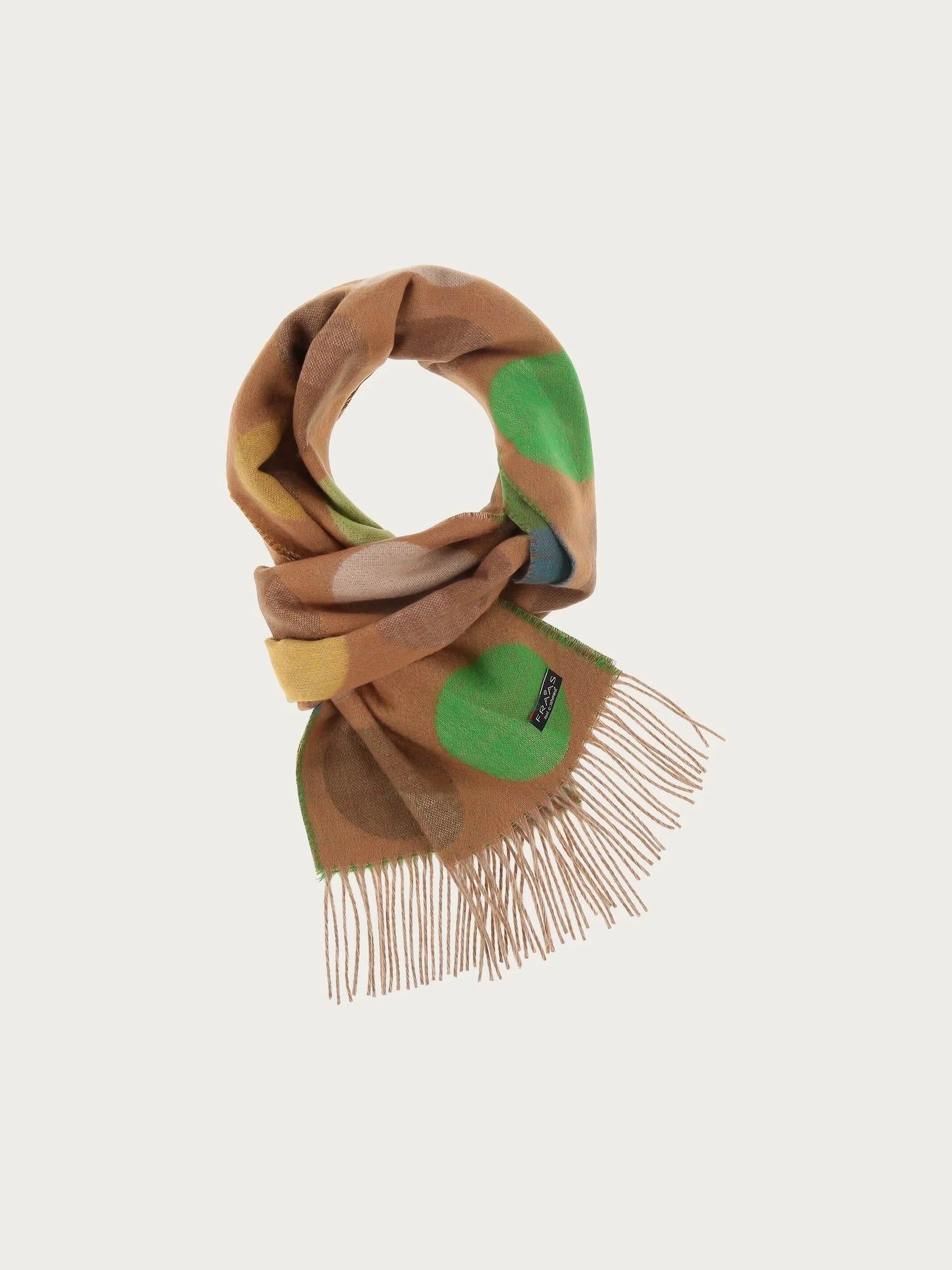 Fraas Divided Dots Woven Cashmink Scarf