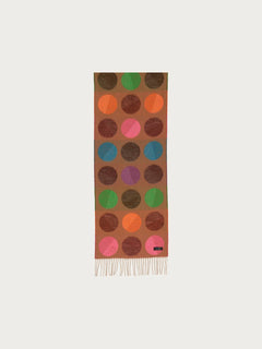 Fraas Divided Dots Woven Cashmink Scarf