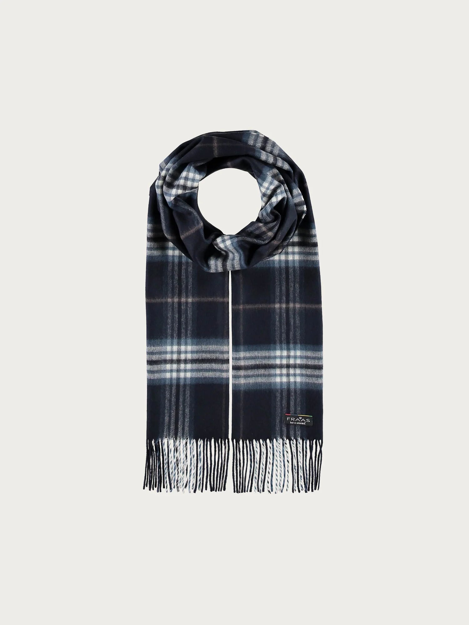 Fraas Plaid Cashmink Scarf