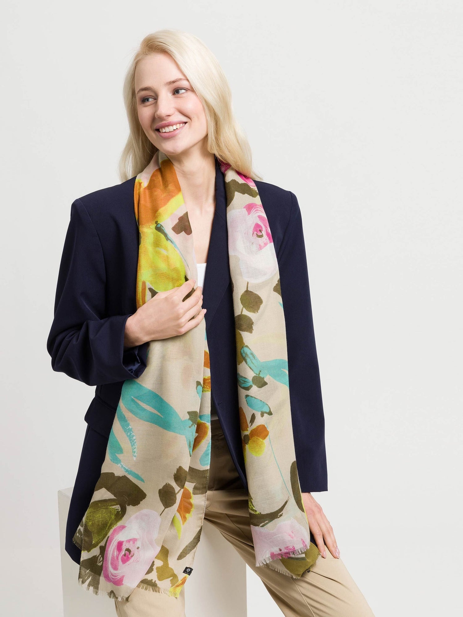 Fraas Sustainability Edition Wildflower ECO Scarf