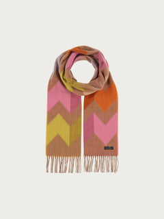 Fraas Divided Chevron Zig Zag Eco Cashmink Scarf