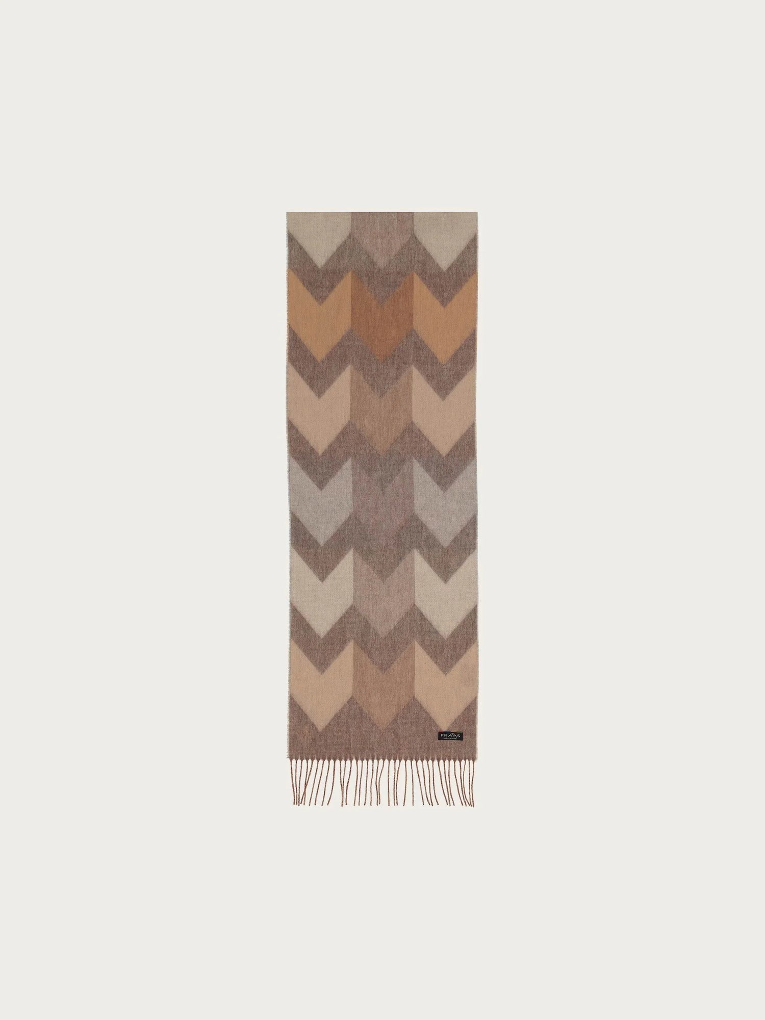 Fraas Divided Chevron Zig Zag Eco Cashmink Scarf