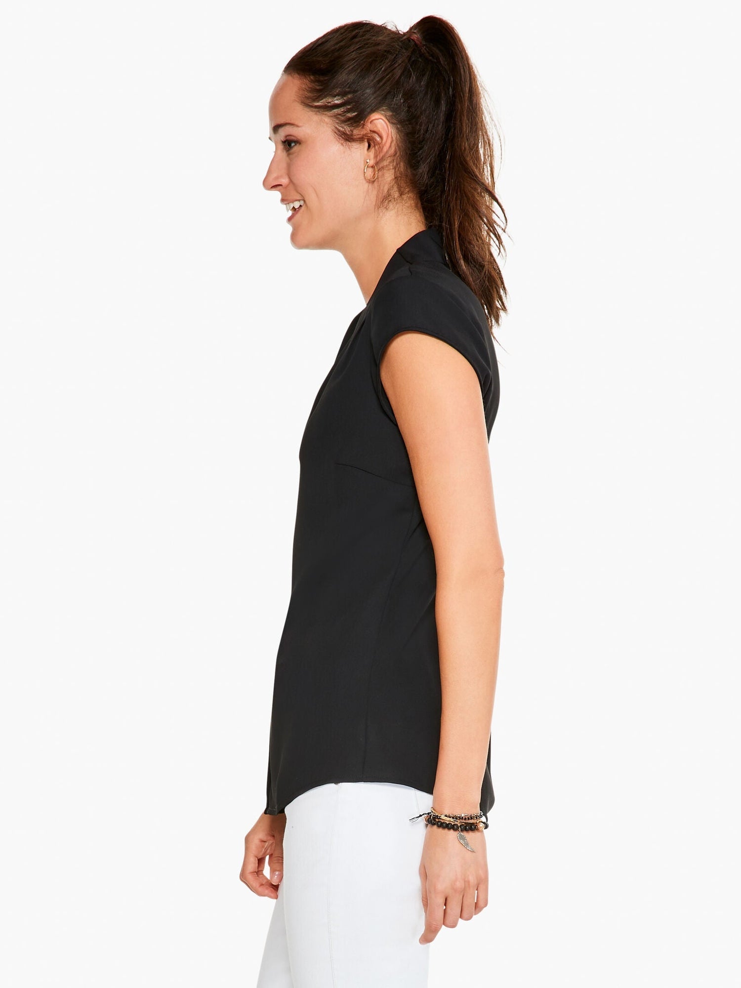 Nic + Zoe Cap Sleeve Day To Night Top