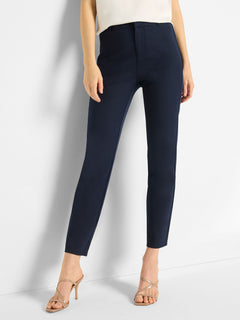 Nic + Zoe 28"Cotton Bi-Stretch Copley Straight Pants