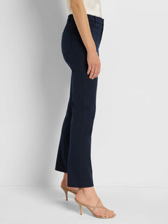 Nic + Zoe 28"Cotton Bi-Stretch Copley Straight Pants