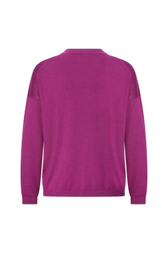 Zilch Bamboo Collared V-Neck Sweater