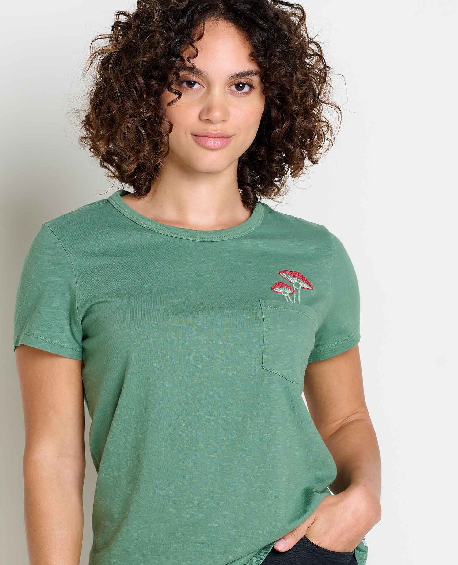 Toad & Co Primo Embroidered Crew T-Shirt