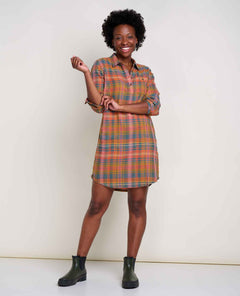 Toad & Co Re-Form Flannel Shirtdress