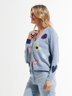 Zaket & Plover Flowers And Spots Sweater