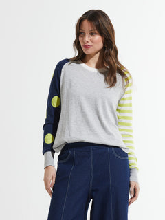 Zaket & Plover Spots And Stripes Sweater