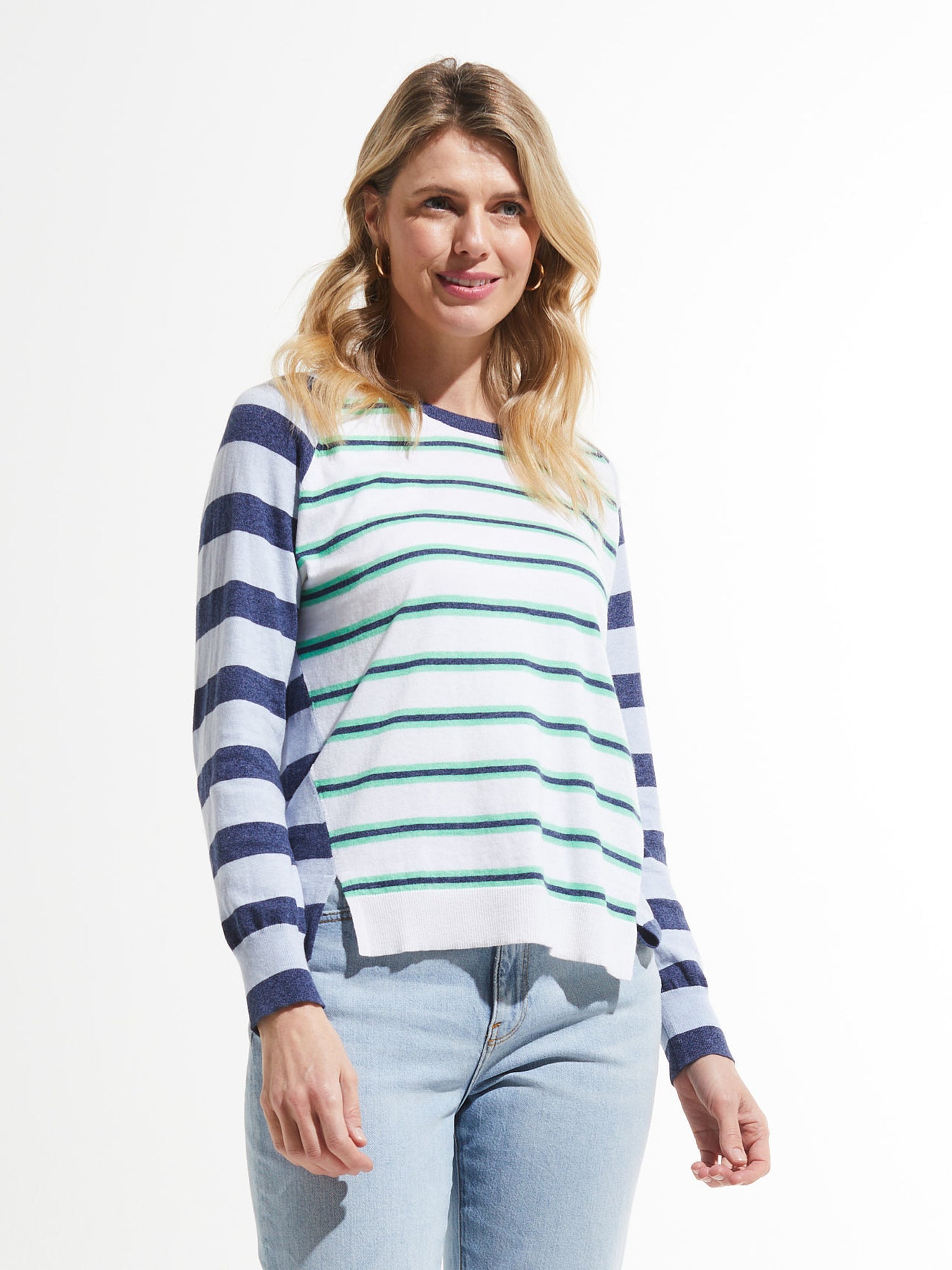 Zaket & Plover Raglan Stripe Sweater