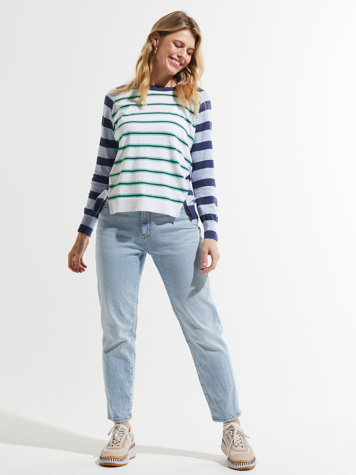 Zaket & Plover Raglan Stripe Sweater