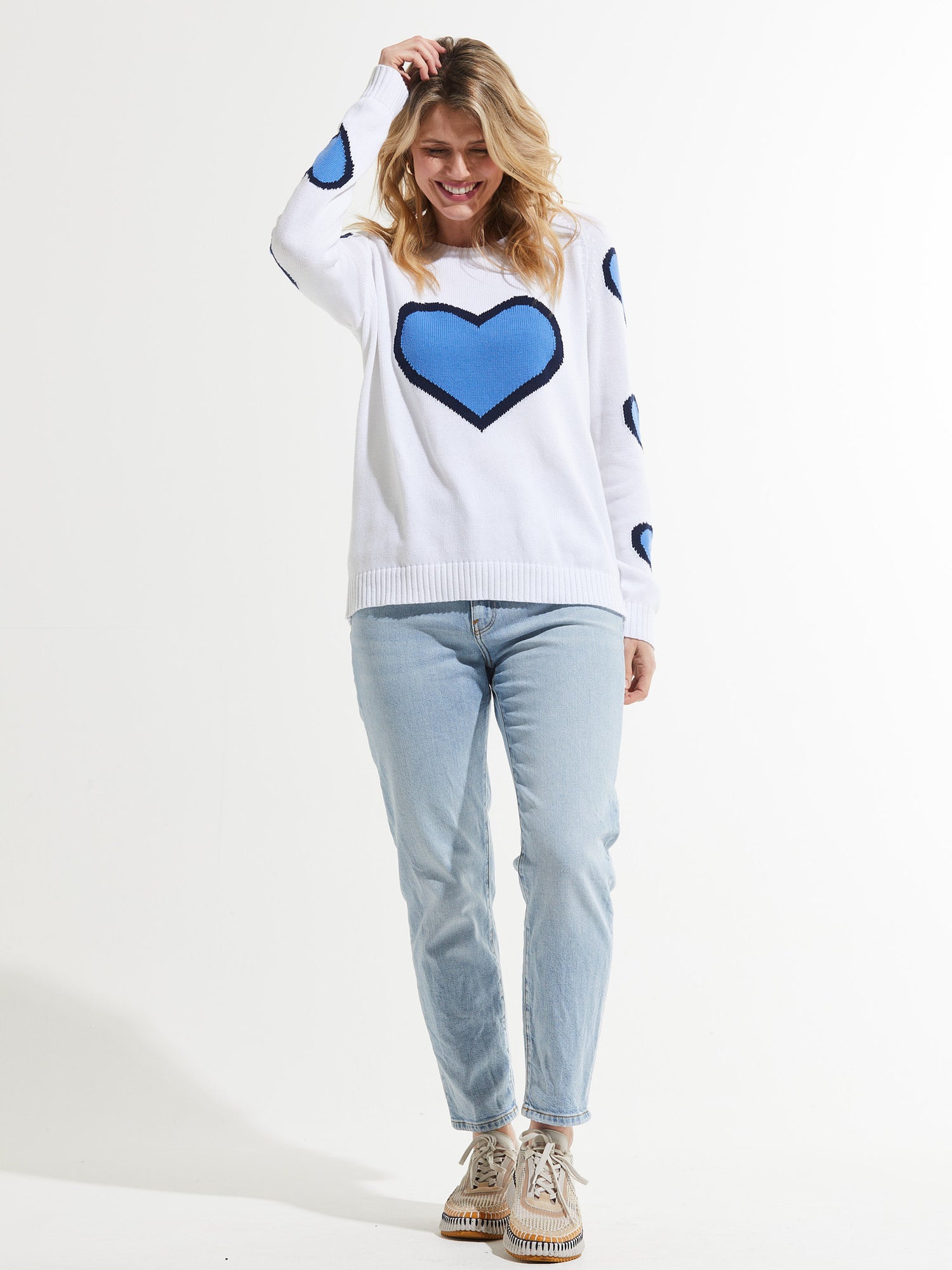 Zaket & Plover Heart Sweater