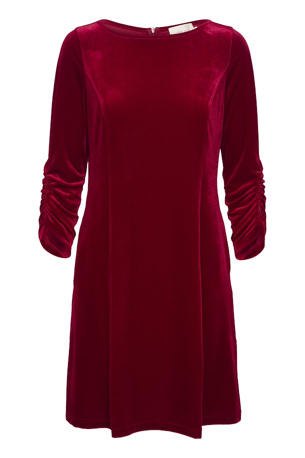 Cream velvet outlet dress