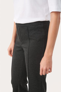 Part Two Pontas Pants (Dark Grey Check)