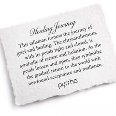 Pyrrha "Healing Journey" Talisman 18" Fine Curb Chain (1.5mm)