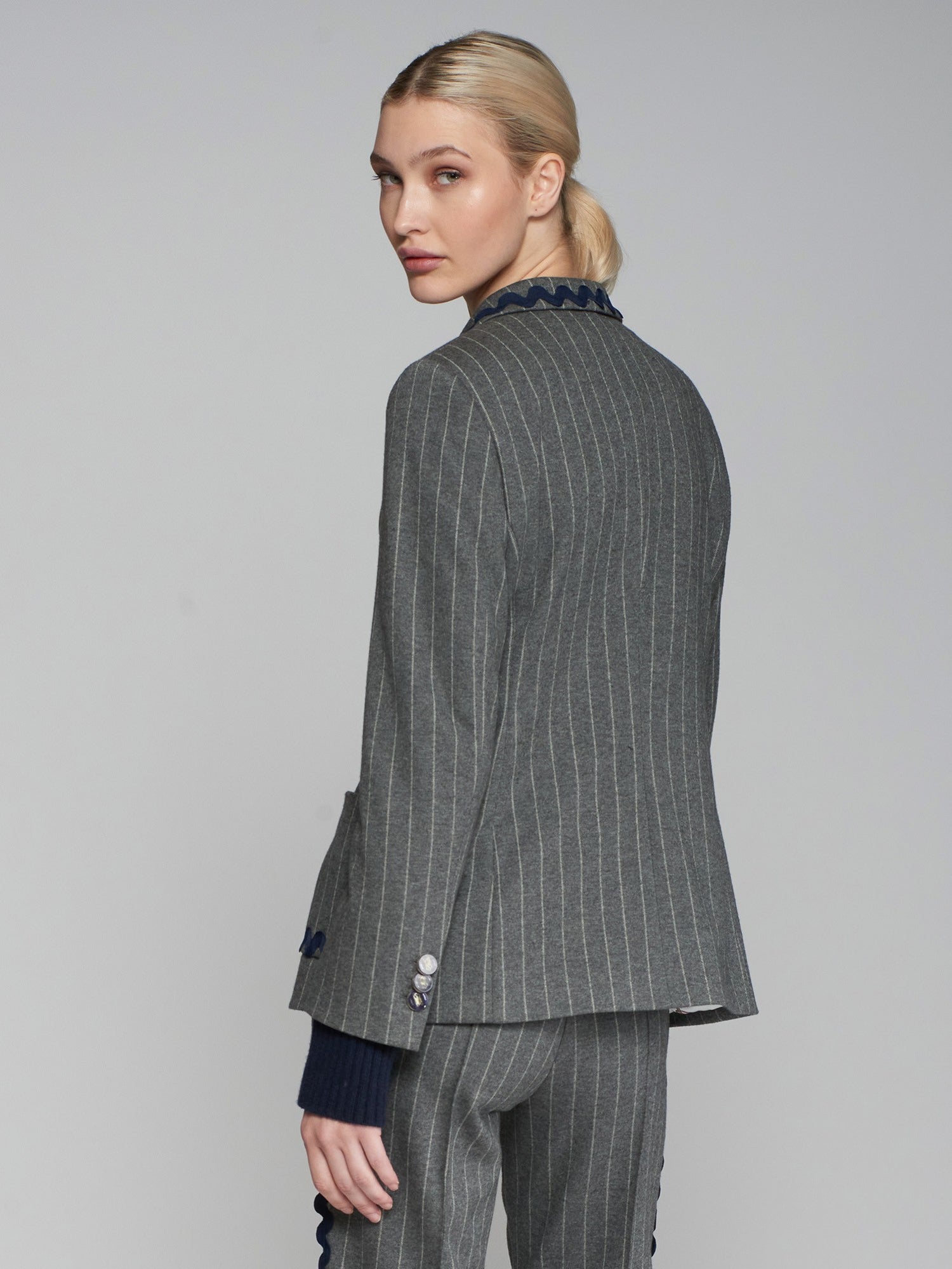 Vilagallo Hillary Rick Rack Blazer