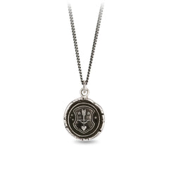 Pyrrha "Lead With Your Heart" Talisman 18" Fine Curb Chain(1.5mm) (Copy)