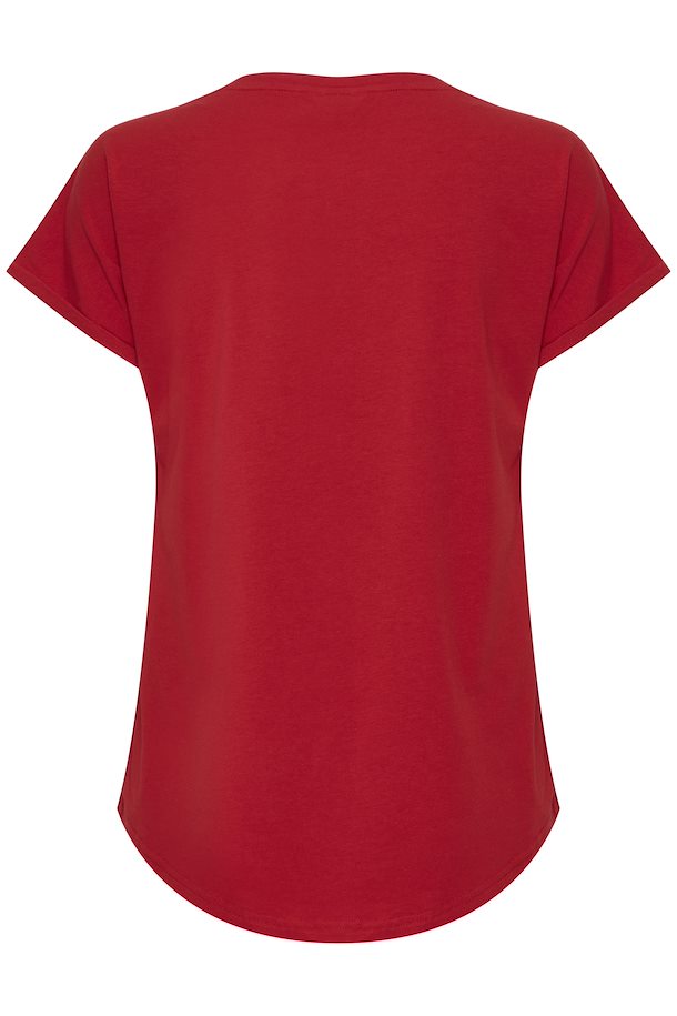 B.Young Pamila Cap Sleeve T-Shirt (Scarlet)