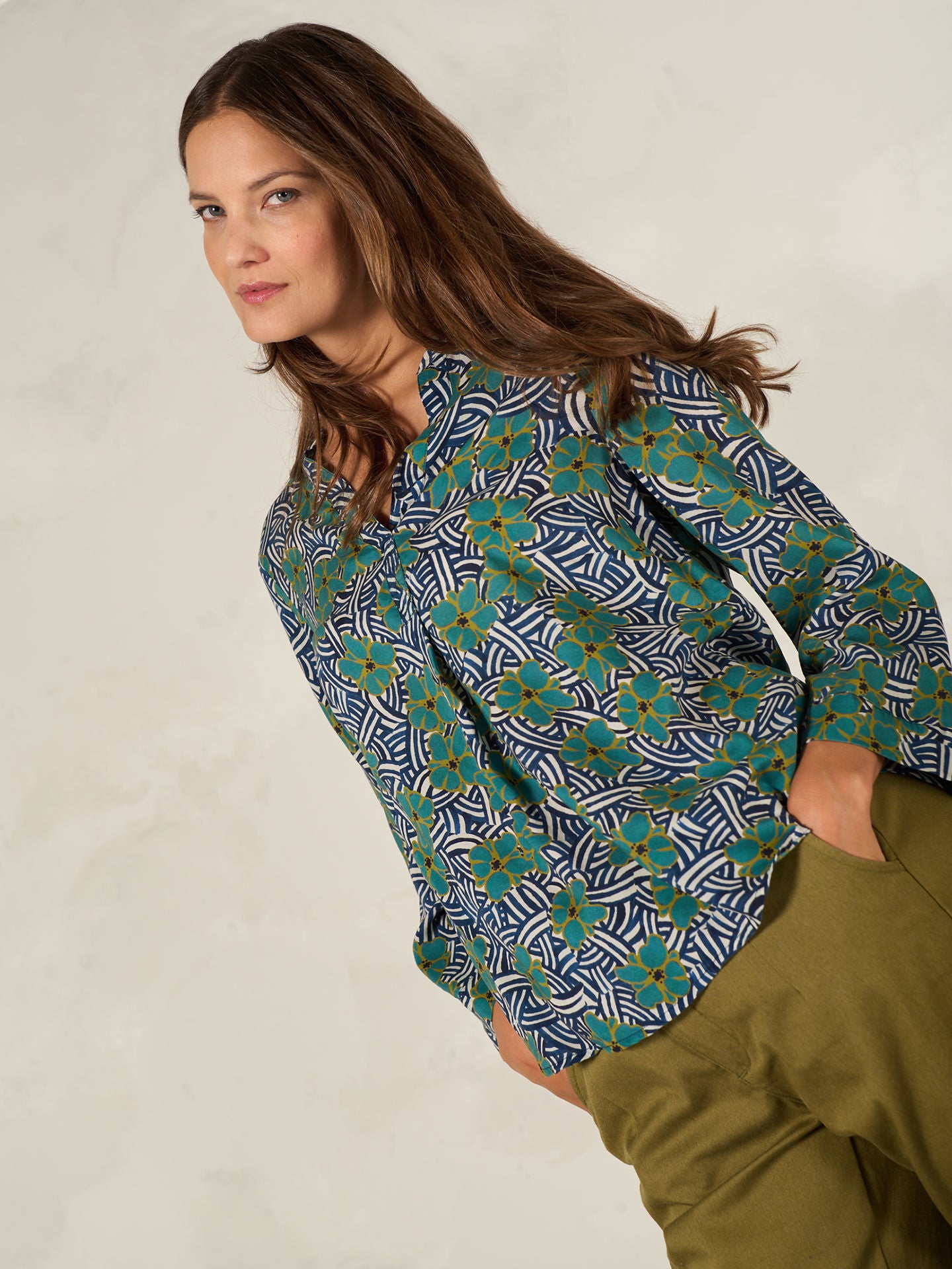 Nile Notchneck Blouse