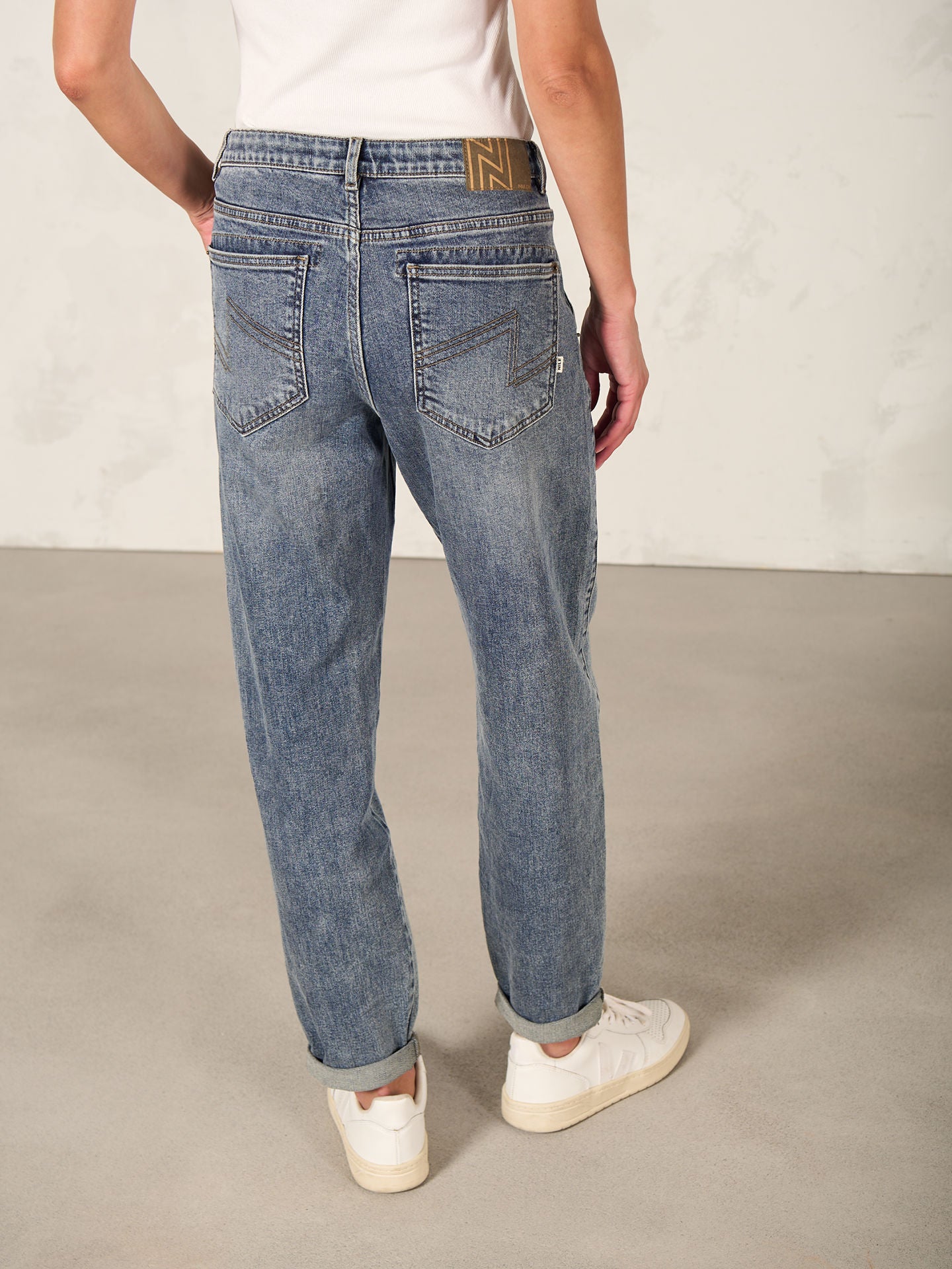 Nile Denim Barrel Pant