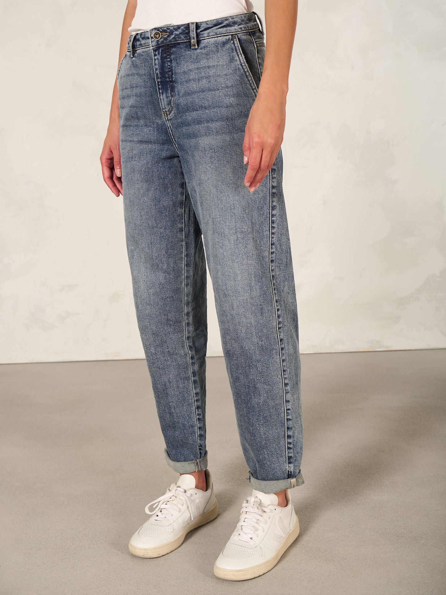 Nile Denim Barrel Pant