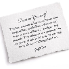 Pyrrha "Trust In Yourself" Talisman 18" Fine Curb Chain (1.5mm)